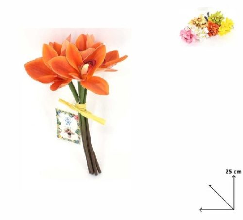 MŰVIRÁG ORCHIDEA 25CM TÖBB FÉLE SZ.