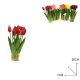MŰVIRÁG TULIPÁN 30X7CM TÖBB FÉLE SZ.
