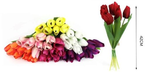 MŰVIRÁG TULIPÁN 42CM TÖBB FÉLE SZ.