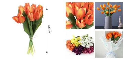 MŰVIRÁG TULIPÁN 44CM TÖBB FÉLE SZ.