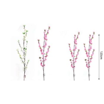 MŰVIRÁG CSERESZNYEFAÁG 1 SZÁLAS 120CM 2 FÉLE SZÍN