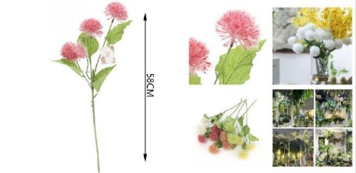 MŰVIRÁG KRIZANTÉM SZÁLAS 58CM TÖBBFÉLE SZÍN