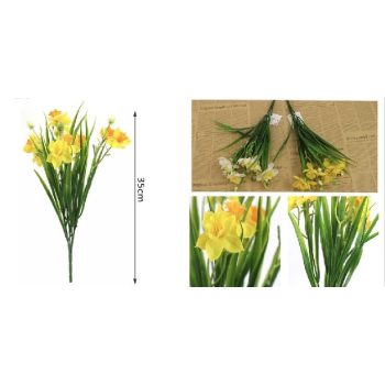 MŰVIRÁG NÁRCISZ CSOKOR 35CM TÖBB FÉLE SZÍN