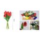 MŰVIRÁG TULIPÁN 1 SZÁLAS 33CM TÖBBFÉLE SZÍN