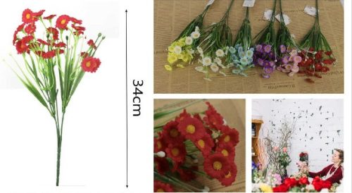 MŰVIRÁG SZÁLAS KRIZANTÉM 34CM 6F.