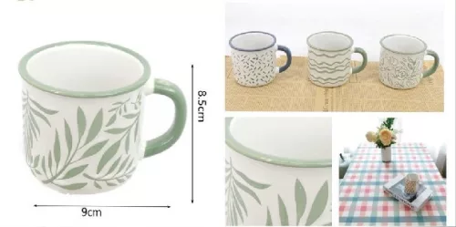 BÖGRE PORCELÁN 9X8,5CM 3F. 500ML
