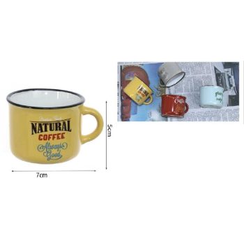 BÖGRE KERÁMIA 7X5CM KÁVÉS