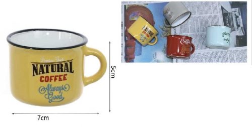 BÖGRE KERÁMIA 7X5CM KÁVÉS