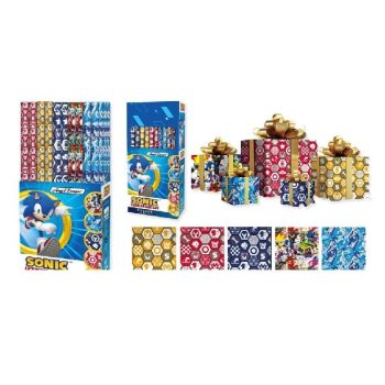 CSOMAGOLÓPAPÍR 70X200CM 5F. SONIC (50/DISPL)