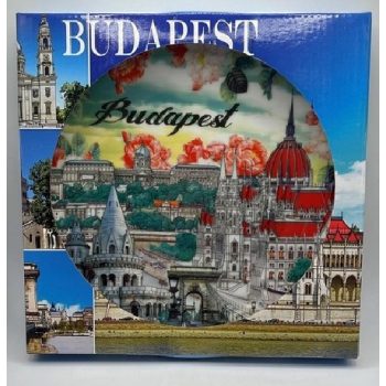 TÁNYÉR PORC. 20,5CM "BUDAPEST"