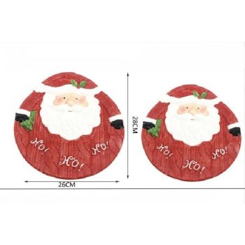 TÁLCA PORC. MIKULÁS 26X28CM