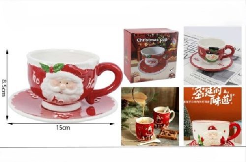 CSÉSZE+ALJ KARÁCSONYI 8,5X15CM PORC.