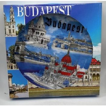 TÁNYÉR PORC. 20CM "BUDAPEST"