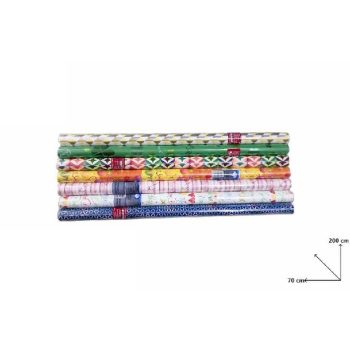 CSOMAGOLÓPAPÍR 200X70CM TÖBBFÉLE