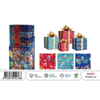 CSOMAGOLÓPAPÍR MANCS ŐRJÁRAT 200X70CM TÖBBFÉLE