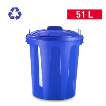 SZEMETESKUKA FEDELES KÉK 51L