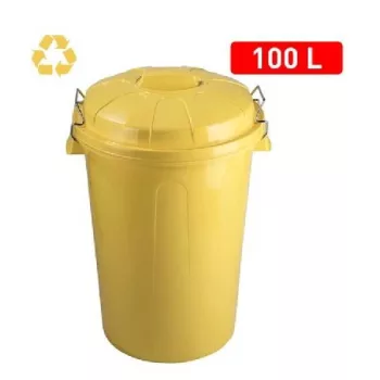 SZEMETESKUKA FEDELES BÉZS 100L