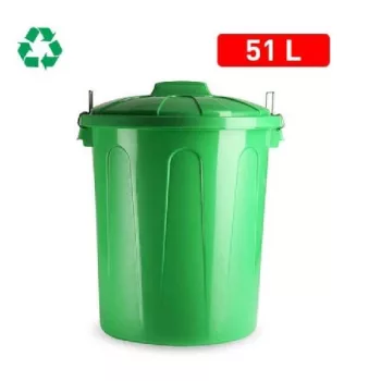 SZEMETESKUKA ZÖLD 51L