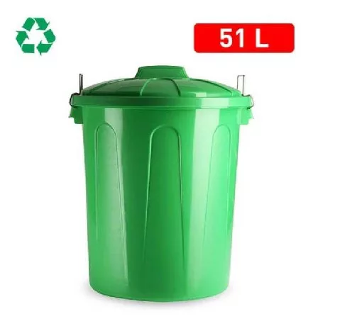 SZEMETESKUKA ZÖLD 51L