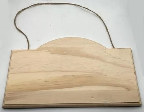 FA CÍMKE AKASZTÓVAL 25X15CM
