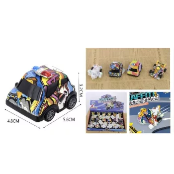 JÁTÉK AUTÓ 5,6X4,8X3,2CM 4F.