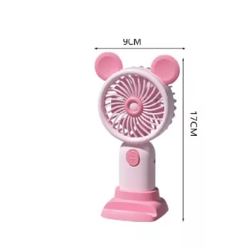 VENTILÁTOR MINI AKKUMULÁTOROS 9X17CM 3F.