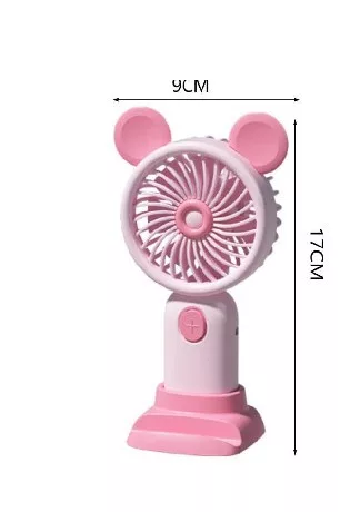 VENTILÁTOR MINI AKKUMULÁTOROS 9X17CM 3F.