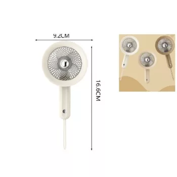 VENTILÁTOR MINI AKKUMULÁTOROS 9X17CM 3F.