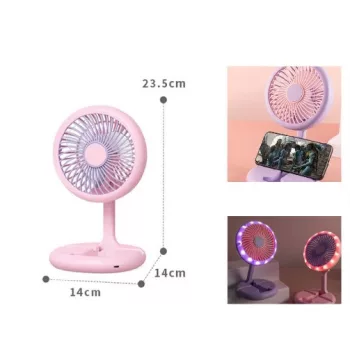 VENTILÁTOR MINI AKKUMULÁTOROS 14X23CM 4F.