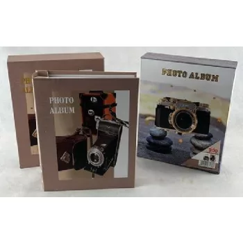 FOTÓALBUM 20,5X5,5X21CM 200 OLD. 2F. (KÉP:10X15CM)