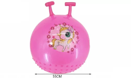 GUMILABDA 55 CM UFO LABDA UNIKORNIS MINTÁS