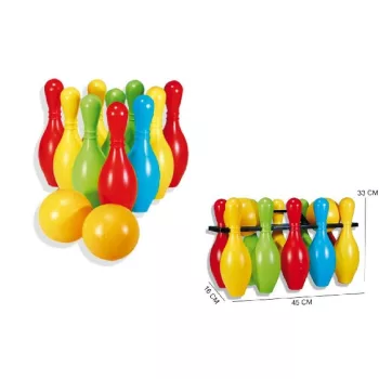 BOWLING KÉSZLET MŰANYAG 45*33*16CM