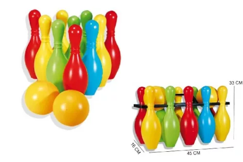 BOWLING KÉSZLET MŰANYAG 45*33*16CM