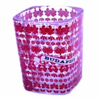 ÜVEGPOHÁR NÉGYZET ALAKÚ