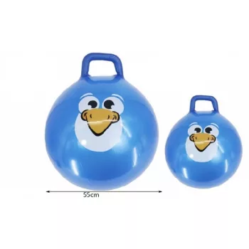 UGRÁLÓLABDA FOGANTYÚVAL 55CM