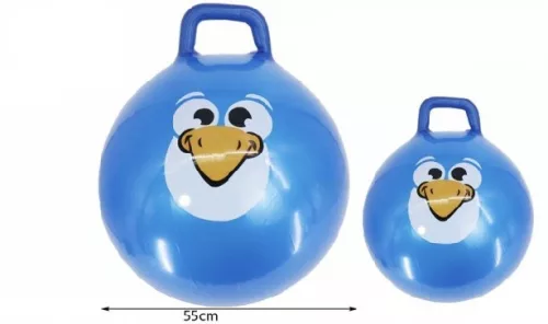 UGRÁLÓLABDA FOGANTYÚVAL 55CM