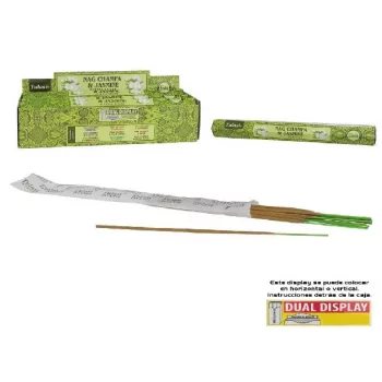   FÜSTÖLŐ NAG CHAMPA (VIRÁGOS INDIAI ILLAT) ÉS JÁZMIN 20DB-OS
