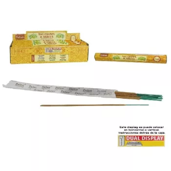   FÜSTÖLŐ NAG CHAMPA (VIRÁGOS INDIAI ILLAT) ÉS ARRUDA (FRISS GYÓGYNÖVÉNYES ILLAT)