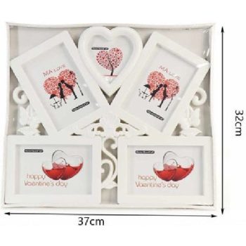 FOTÓKERET (5 FOTÓ ) 37X32CM INDÁS