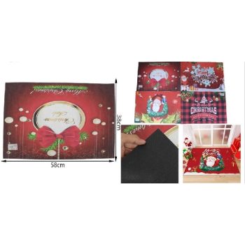 LÁBTÖRLŐ KARÁCSONYI 38X58CM 4F.