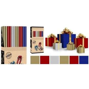 CSOMAGOLÓPAPÍR 70X200CM 6F. SZÍN (60/DISPL)