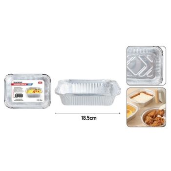 TÁL ALU. 18,5X13,5CM/700ML 20DB-OS