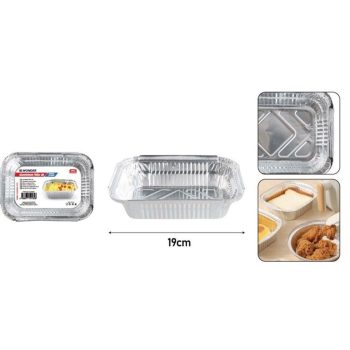 TÁL ALU. 19X13,5CM/570ML 20DB-OS