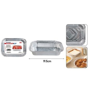 TÁL ALU. 19,5X14CM/570ML 20DB-OS