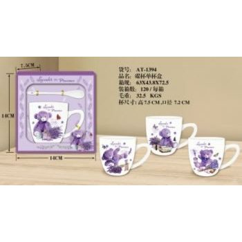 BÖGRE SZETT KER. 14X14X7,5CM 3F.