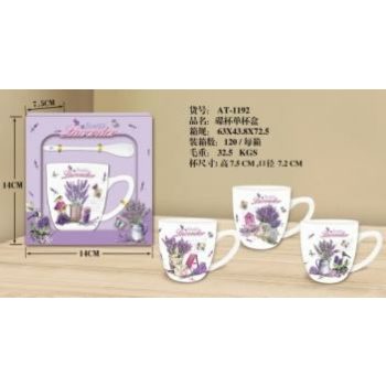 BÖGRE SZETT KER. 14X14X7,5CM 3F.