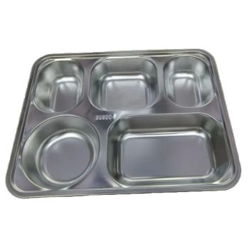 TÁLCA FÉM 5 RÉSZES