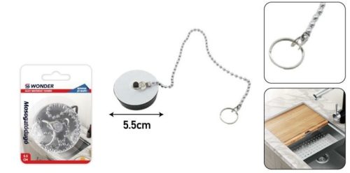 MOSOGATÓDUGÓ FÉM 5,5CM