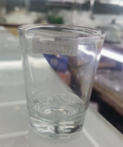 POHÁR ÜVEG SHOT 2CL