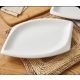 TÁNYÉR PORCELÁN KÜLÖNLEGES FORMÁJÚ 28CM